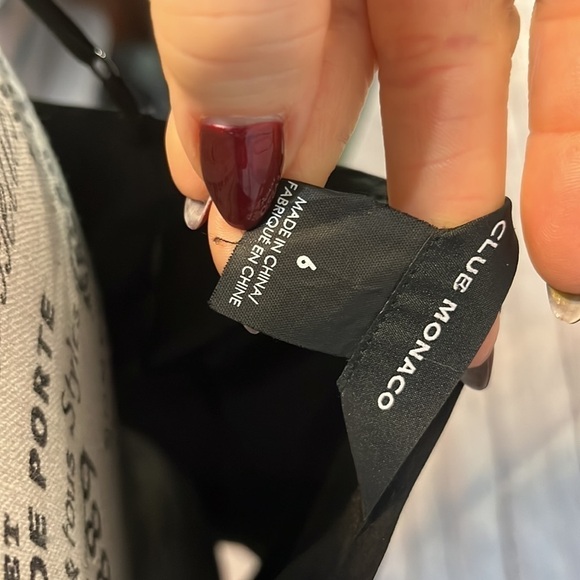 Club Monaco Silk Dress Long Sleeve Sheer Slip Size 6 - Picture 7 of 11